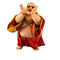 Golden Dragon Clap Sticker