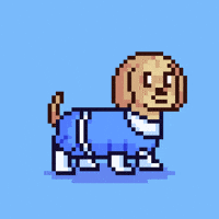 Dog Extend GIF by Abstract HotDogs
