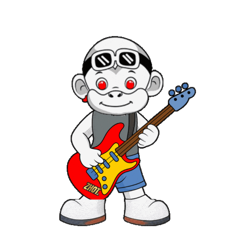 Happy Rock Sticker by Zhot