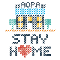 Hat Stay Home Sticker by AOPA
