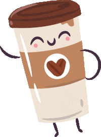 natalinhx love coffee morning cafe Sticker
