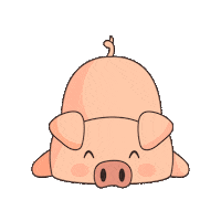 Puppy Pig Sticker