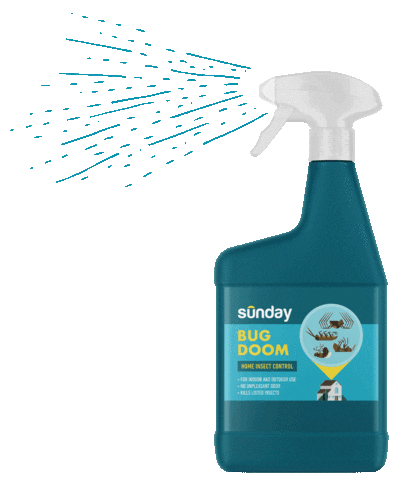getsunday sunday bug spray bugspray get sunday Sticker
