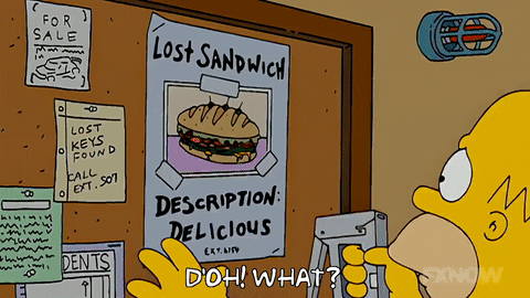 Episode 1 Sandwich GIF by The Simpsons
