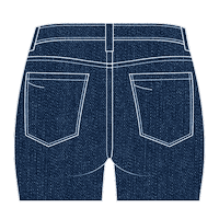 Booty Jeans Sticker by 7 For All Mankind