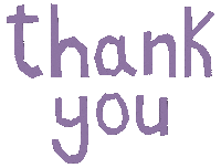 Thanks Thank You Sticker by Louisa Taylor Studio