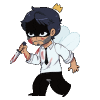 Serial Killer Blood Sticker