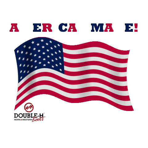 DoubleHBoots shopping usa america working Sticker
