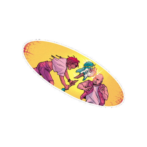 Def Leppard Hysteria Sticker by Vault Comics