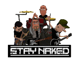 Dance Rock Out Sticker by Stay Naked