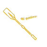 Rowing Boxers Sticker by Pacific University