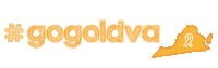 Go Gold Sticker by Ask Childhood Cancer Foundation
