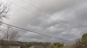 Tornado-Warned Storms Darken Skies in Southeast Texas