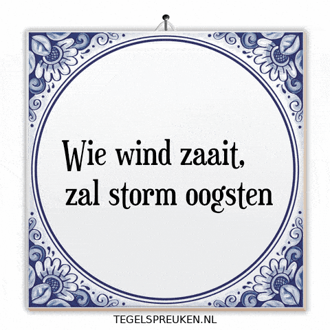 Humor Storm GIF by Tegelspreuken.nl