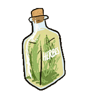 Alcohol Grass Sticker