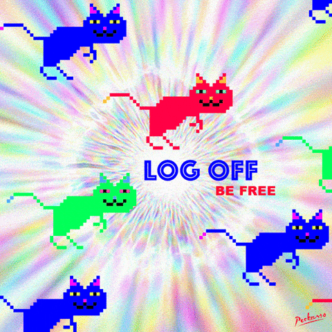 Log Off See Ya GIF by PEEKASSO
