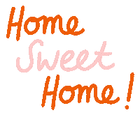 jenleembruggen illustration text typography home Sticker