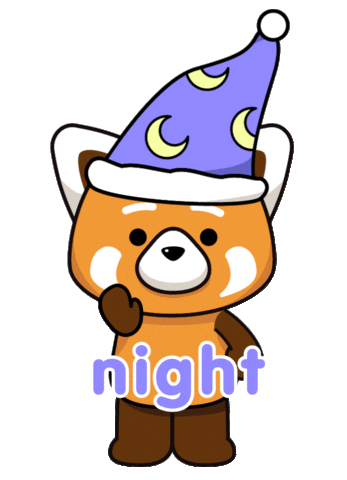 Sleepy Good Night Sticker by PlayDappTown