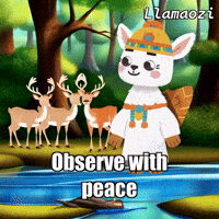 Peace Love GIF by Llamaozi