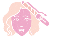 winkandwave girl beauty hair pretty Sticker