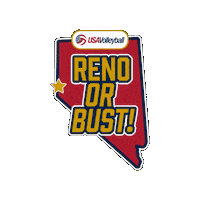 Reno Nevada Sticker by USA Volleyball