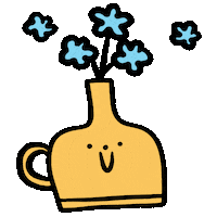 Flower Smile Sticker