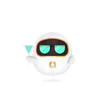 Emoji Robot Sticker by FeedMe Smart POS Sytem