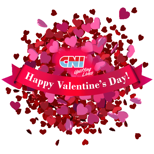 Saint Valentines Love Sticker by CNI