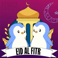 Pray Hari Raya GIF by Pudgy Penguins
