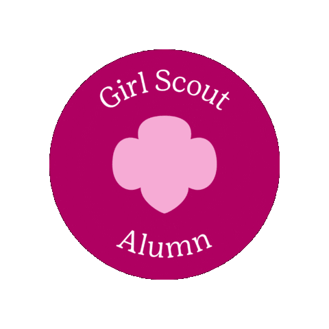 Girl Scouts Alumni Sticker by GSBadgerland