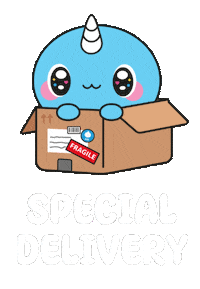 Special Delivery Love Sticker by Naru Naru