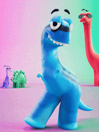 Dance 3D GIF by Claynosaurz
