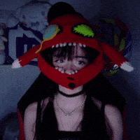 Screaming Beautiful Girl GIF