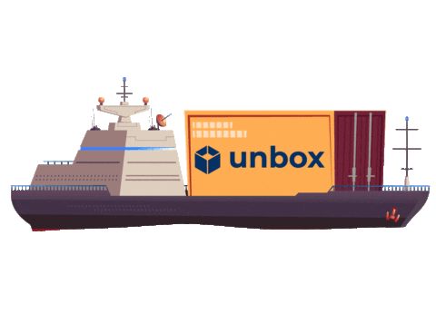 Delivery Box Sticker by Unbox PTY