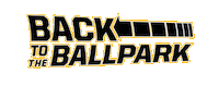 back to the future baseball Sticker by Salt Lake Bees