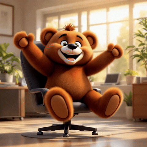 grizlor excited friday joy spin GIF