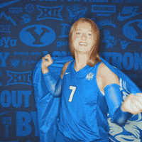 Ncaa Volleyball Go Cougs GIF by BYU Cougars