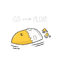 Go With The Flow Motivation Sticker
