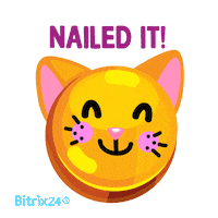 Cat Sticker by Bitrix24