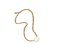 releveemx shine pearl collar jewerly Sticker