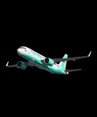 flynas travel clouds airplane aircraft GIF