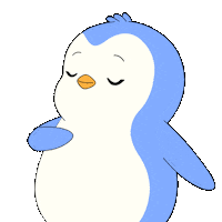 Penguin Thank You Sticker by Pudgy Penguins