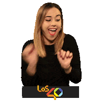 happy shake shake shake Sticker by Los40spain