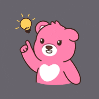 Think Teddy Bear GIF by BEARISH