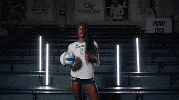 Georgia Tech Volleyball GIF by Georgia Tech Yellow Jackets