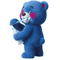 Blue Bear Love Sticker by Caddy's