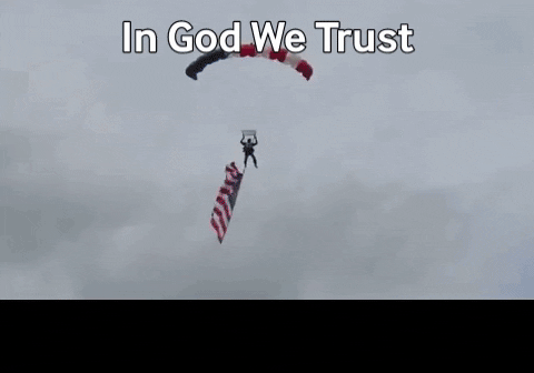 spsweeney91 giphygifmaker american flag parachute memorial day GIF