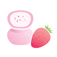 Ice Cream Strawberry Sticker by UNIQLO