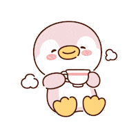 Drink Tea Penguin Sticker by Miniso Canada
