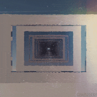 pislices loop rainbow 3d trippy GIF